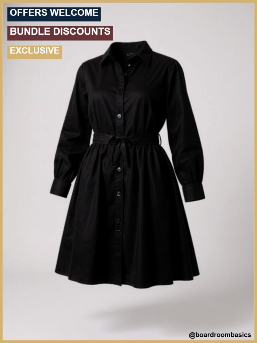 Midi A-Line Skirt with Pockets High Waist Flowy Casual Work
